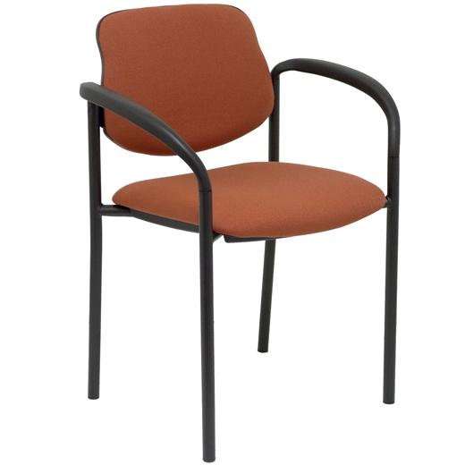 NOWY STYL Silla Styl con brazos fijos y tapizado Bali marrón NOWY STYL Silla Styl con brazos fijos y tapizado Bali marrón