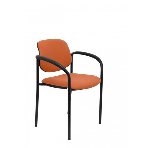 NOWY STYL Silla Styl con brazos fijos y tapizado Bali marrón NOWY STYL Silla Styl con brazos fijos y tapizado Bali marrón
