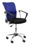PIQUERAS Y CRESPO Silla Infantil Cardenete con Respaldo de Malla Azul y Asiento Negro