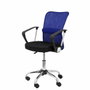 PIQUERAS Y CRESPO Silla Infantil Cardenete con Respaldo de Malla Azul y Asiento Negro