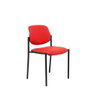 NOWY STYL Silla Styl tapizada en similpiel rojo sin brazos