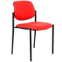 NOWY STYL Silla Styl tapizada en similpiel rojo sin brazos