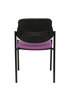 Silla Styl tapizada con Similpiel color Morado. Sin brazos