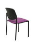 Silla Styl tapizada con Similpiel color Morado. Sin brazos