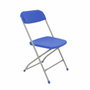 NOWY STYL Pack de 5 sillas plegables Polyfold Azul sin brazos