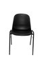 NOWY STYL Silla Beta de PVC Negro sin brazos