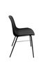 NOWY STYL Silla Beta de PVC Negro sin brazos