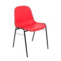 PIQUERAS Y CRESPO Silla Alborea Apilable en PVC Rojo