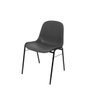 PIQUERAS Y CRESPO Alborea Silla Confidente Ergonómica Apilable en PVC Gris