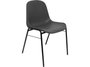 PIQUERAS Y CRESPO Alborea Silla Confidente Ergonómica Apilable en PVC Gris