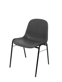 PIQUERAS Y CRESPO Silla Alborea Confidente Ergonómica Apilable Gris