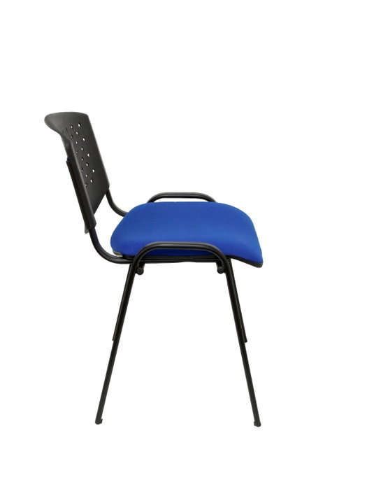 PIQUERAS Y CRESPO Pack de 4 sillas Petrola apilables, asiento Aran azul PIQUERAS Y CRESPO Pack de 4 sillas Petrola apilables, asiento Aran azul