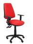 PIQUERAS Y CRESPO Silla de oficina Elche con mecanismo sincro y brazos regulables, Rojo