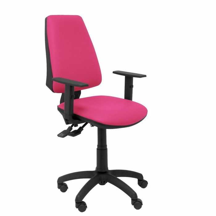 PIQUERAS Y CRESPO Silla Elche con Mecanismo Sincro, Brazos Regulables y Similpiel Rosa PIQUERAS Y CRESPO Silla Elche con Mecanismo Sincro, Brazos Regulables y Similpiel Rosa