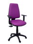 PIQUERAS Y CRESPO Silla Elche con mecanismo sincro y brazos regulables, Morado