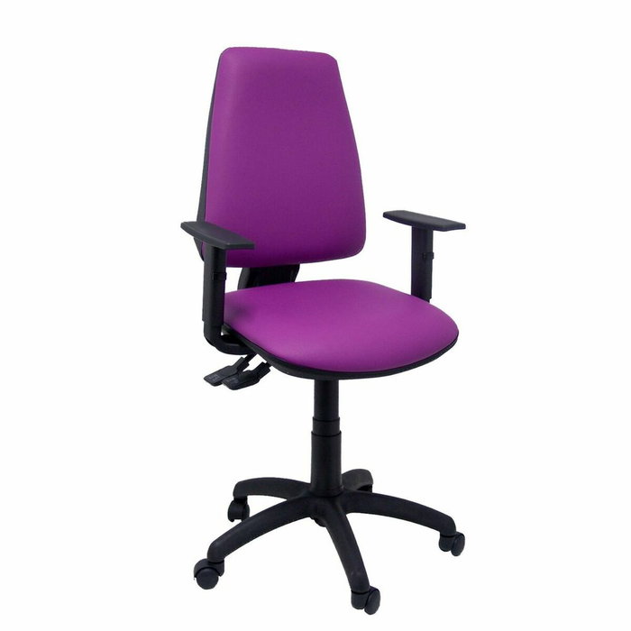 PIQUERAS Y CRESPO Silla Elche con mecanismo sincro y brazos regulables, Morado PIQUERAS Y CRESPO Silla Elche con mecanismo sincro y brazos regulables, Morado