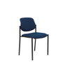 NOWY STYL Silla Styl tapizada en similpiel azul marino sin brazos