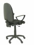 Silla de oficina Algarra con mecanismo Contacto permanente básico tapizada con Tela color Negro. Equipada con Base poliamida negra, Brazos fijos y Ruedas de nailon 50 mm