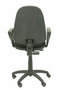 Silla de oficina Algarra con mecanismo Contacto permanente básico tapizada con Tela color Negro. Equipada con Base poliamida negra, Brazos fijos y Ruedas de nailon 50 mm