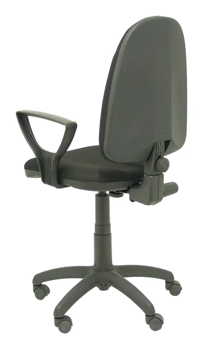 PIQUERAS Y CRESPO Silla Algarra con Tejido Bali Negro y Brazos Fijos