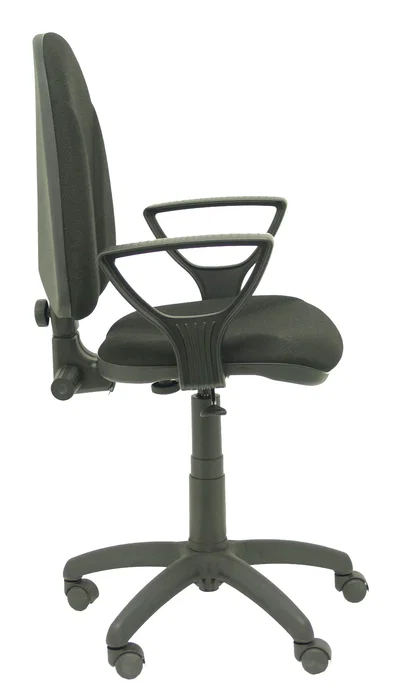 PIQUERAS Y CRESPO Silla Algarra con Tejido Bali Negro y Brazos Fijos