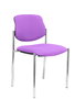 NOWY STYL Silla Styl Tapizada en Tela Lila Sin Brazos Apilable