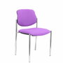 NOWY STYL Silla Styl Tapizada en Tela Lila Sin Brazos Apilable