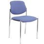 Piqueras y Crespo Silla Styl Tapizada en Tejido Bali Azul Claro