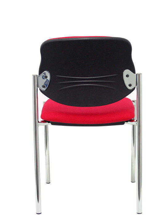 Silla Styl tapizada con Tela color Rojo. Sin brazos Silla Styl tapizada con Tela color Rojo. Sin brazos