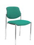 NOWY STYL Silla Styl tapizada en tejido Bali color Verde esmeralda sin brazos