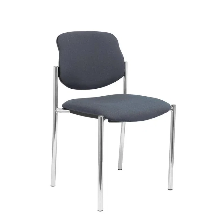 NOWY STYL Silla Styl Bali Gris Oscuro con Chasis Cromado