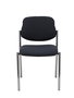 Silla Styl tapizada con Tela color Gris. Sin brazos