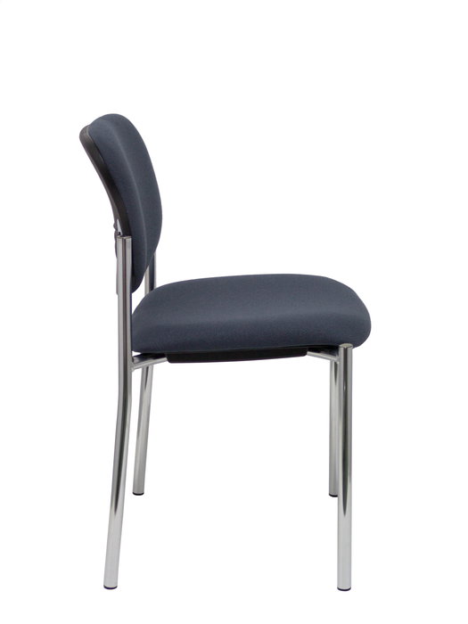 Silla Styl tapizada con Tela color Gris. Sin brazos