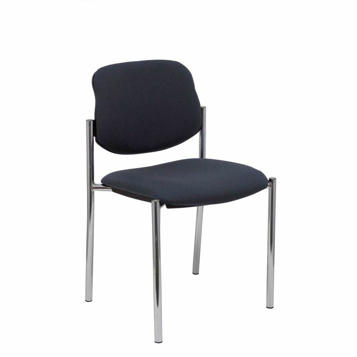 NOWY STYL Silla Styl tapizada en tela gris sin brazos