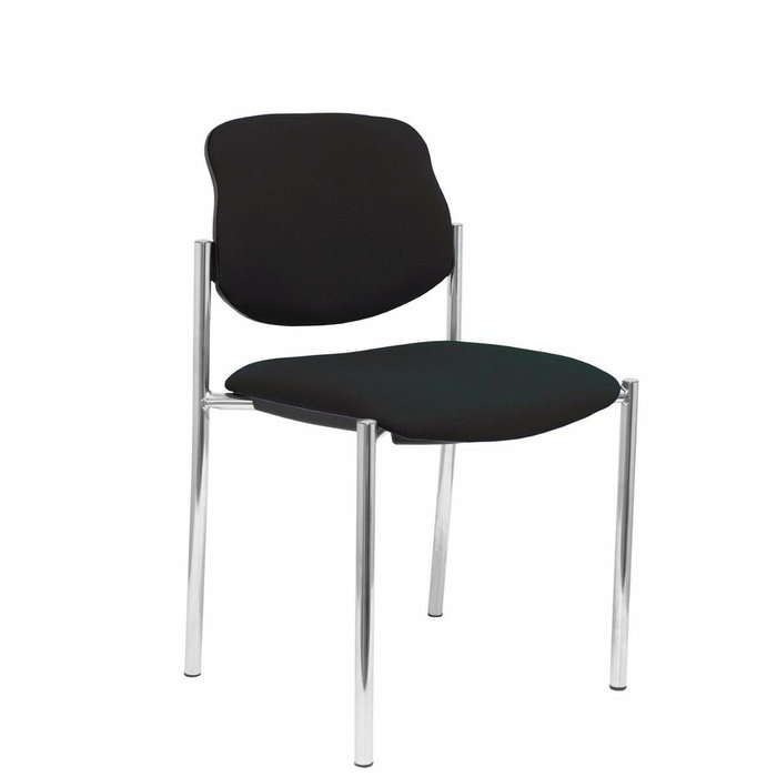 NOWY STYL Silla Styl tapizada en tejido BALI negro sin brazos
