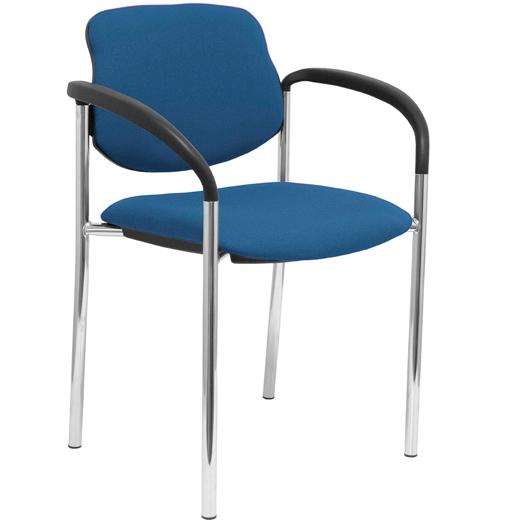 NOWY STYL Silla Styl con brazos fijos y tejido Bali azul marino NOWY STYL Silla Styl con brazos fijos y tejido Bali azul marino