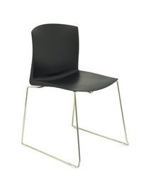 PIQUERAS Y CRESPO Boniches Silla Confidente Ergonómica Apilable, Pack de 4