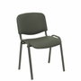 NOWY STYL Silla Iso tapizada en tela negra sin brazos