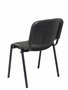 Silla Iso tapizada con Tela color Negro. Sin brazos