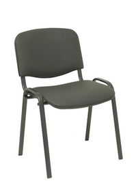 Silla Piqueras Y Crespo Alcaraz Confidente Ergonomica Apilable Estructura Negra Asiento Y Respaldo Tapizados Similpiel Negro Pack De 4