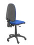 Silla de oficina Algarra con mecanismo Contacto permanente básico tapizada con Tela color Azul. Equipada con Base poliamida negra, Sin brazos y Ruedas de nailon 50 mm