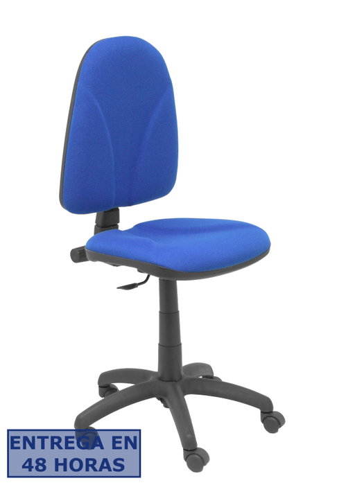 PIQUERAS Y CRESPO Silla Algarra con mecanismo de contacto permanente, azul y sin brazos