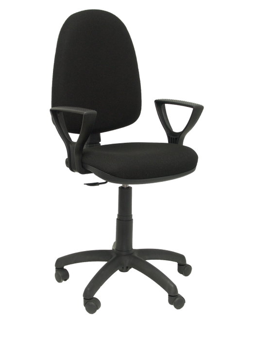PIQUERAS Y CRESPO Silla Aýna Bali Negra con Brazos Fijos PIQUERAS Y CRESPO Silla Aýna Bali Negra con Brazos Fijos