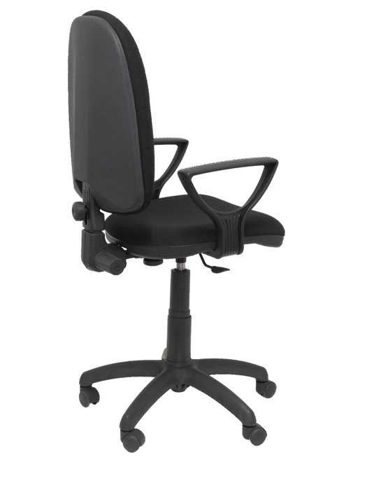 PIQUERAS Y CRESPO Silla Aýna con Tejido Bali Negro y Brazos Fijos