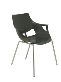 PIQUERAS Y CRESPO Torrenueva Silla Confidente Ergonómica Gris Antracita Pack de 3