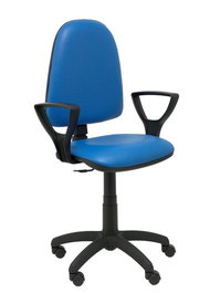 PIQUERAS Y CRESPO Silla de oficina Aýna Azul con Brazos Fijos