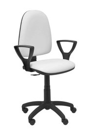 PIQUERAS Y CRESPO Silla de oficina Aýna con mecanismo de contacto permanente, color Blanco