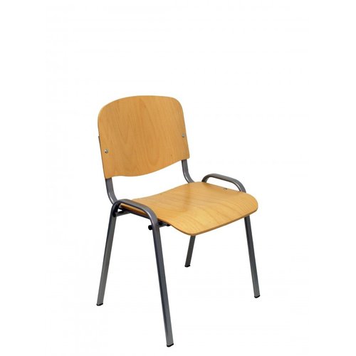 PIQUERAS Y CRESPO Pack de 4 Sillas Iso Wood de Madera Haya y Estructura Gris PIQUERAS Y CRESPO Pack de 4 Sillas Iso Wood de Madera Haya y Estructura Gris