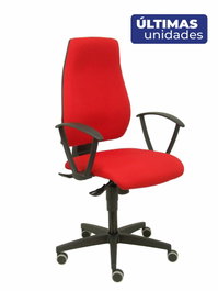 PIQUERAS Y CRESPO Silla de oficina Leganiel con mecanismo Sincro, color Rojo