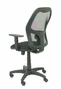 PIQUERAS Y CRESPO Silla Alocén con respaldo de malla y asiento Bali negro